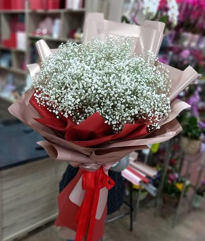 Букет цветов из: Гипсофила в Оренбург