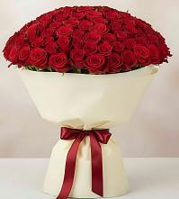 Букет 101 Красная роза Милано в Оренбург