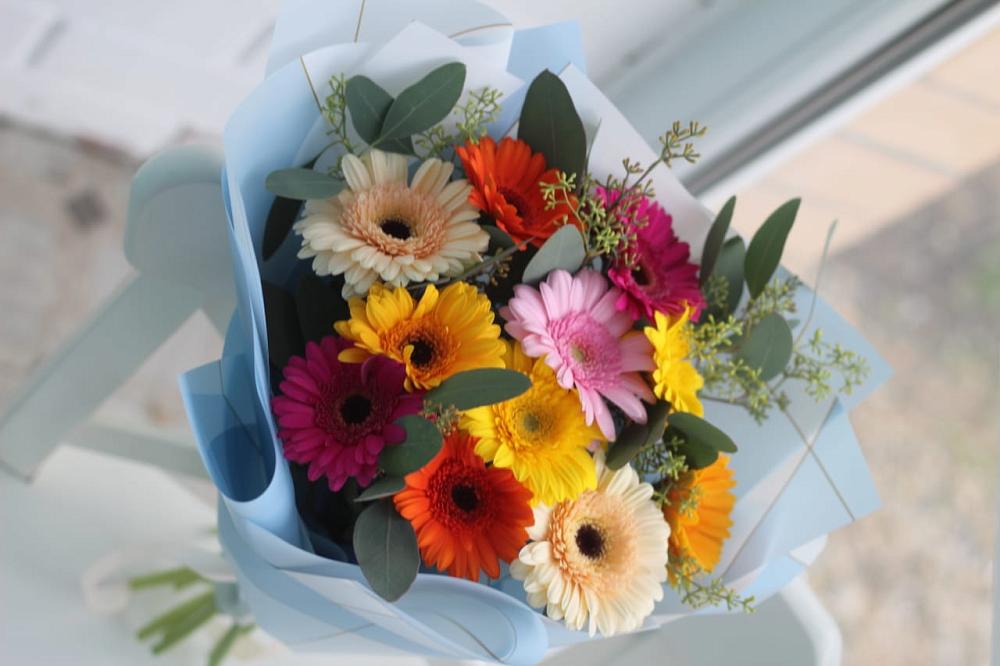 Букет цветов из: Герберы в Оренбург