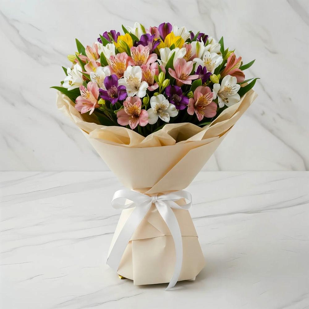 Букет цветов из: Альстромерии в Оренбург