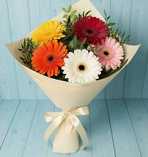 Букет цветов из:  Герберы в Оренбург