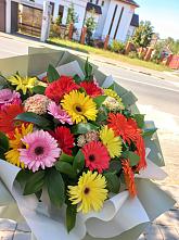 Букет цветов из:  Герберы #REPLACE_PRED# Оренбург