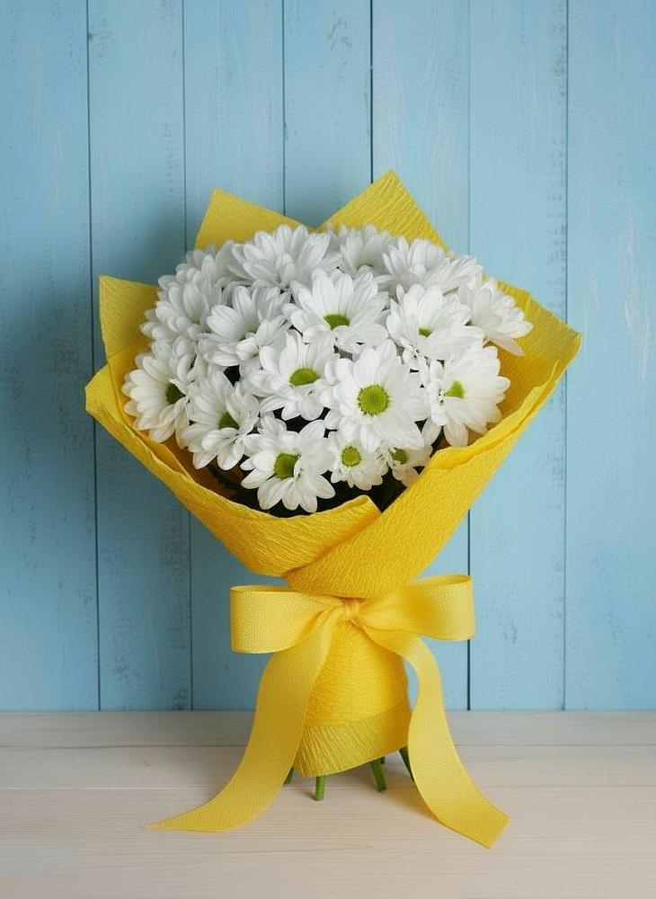 Букет цветов из: Хризантемы в Оренбург