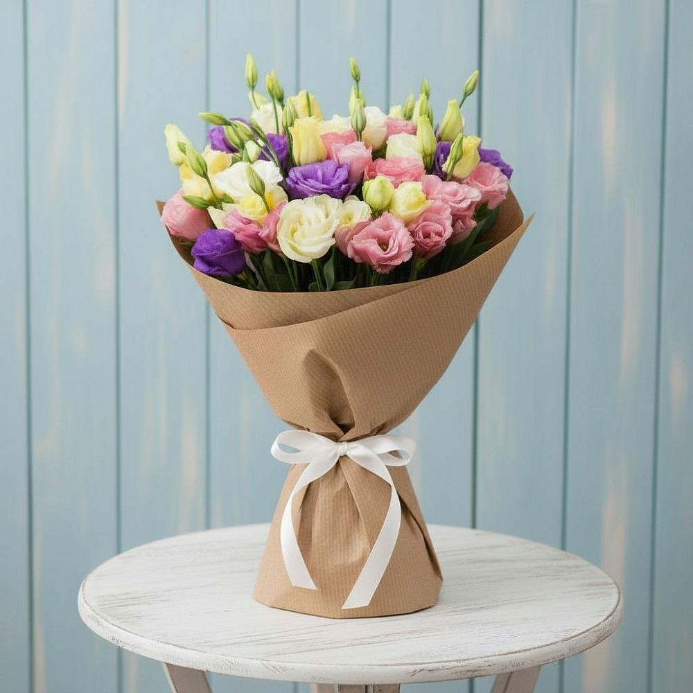 Букет цветов из: Лизиантусы в Оренбург