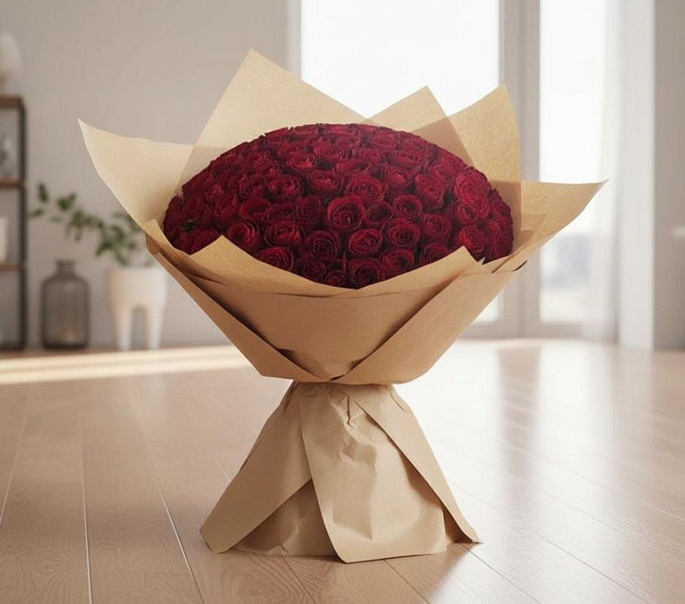 Букет 101 Красная роза в Оренбург