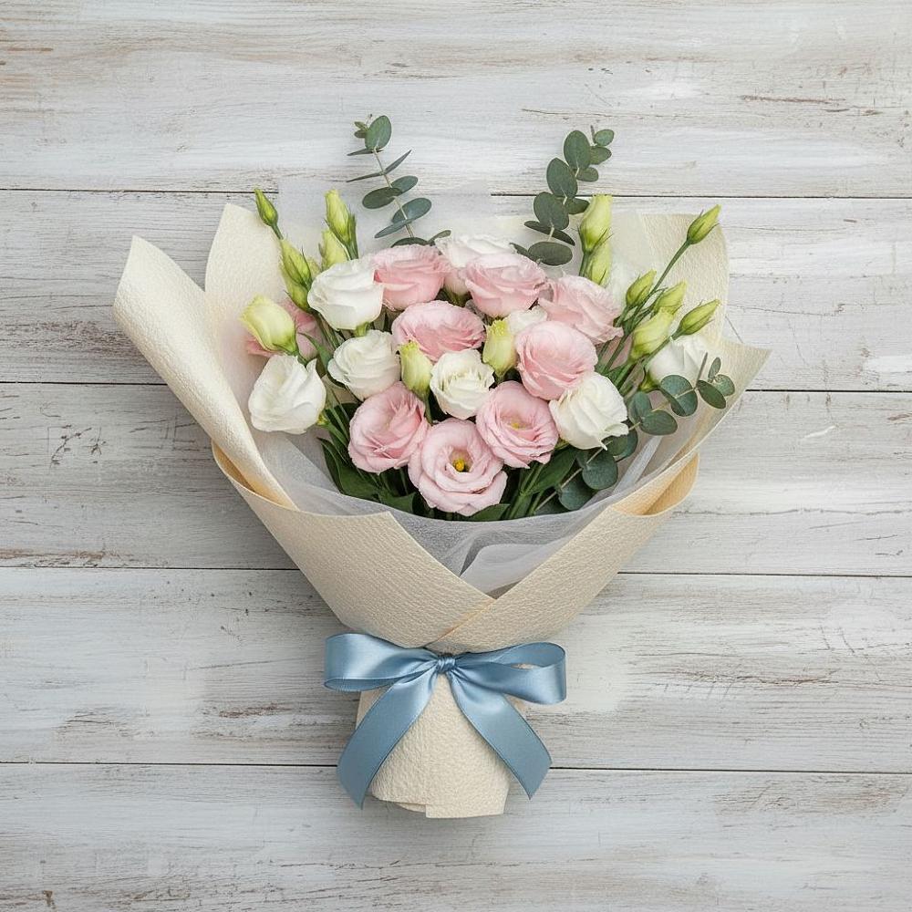 Букет цветов из: Лизиантусы в Оренбург